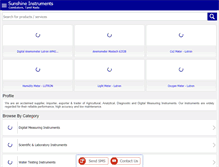 Tablet Screenshot of digitalinstrumentsindia.com